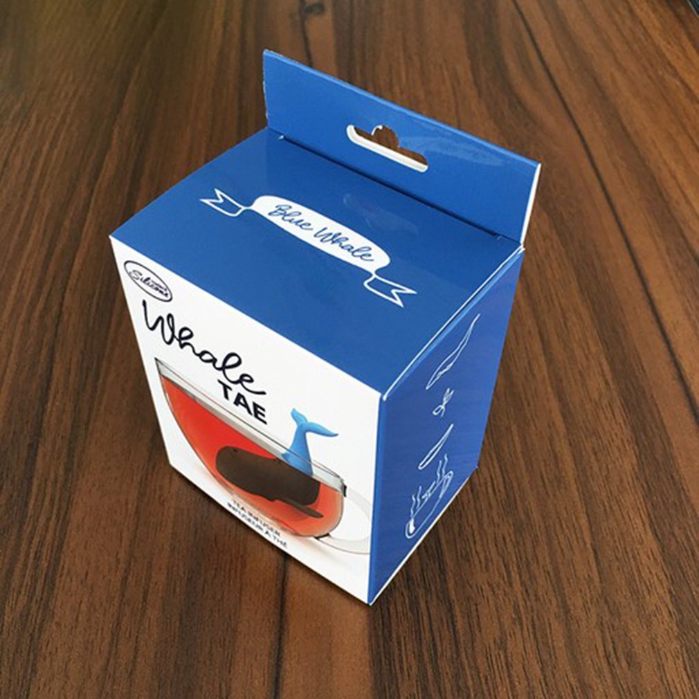 Whale Tea Infuser Whale Tea Bag Tea Strainer Food Grade Silicone Tea Leak Cute Interesting Animal Modeling Tea Maker