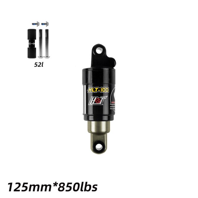 HLT-100 Suspension Shock Mountain Bike MTB Air Rear Shock Bicycle Aluminum: 125mm 850bl 52L