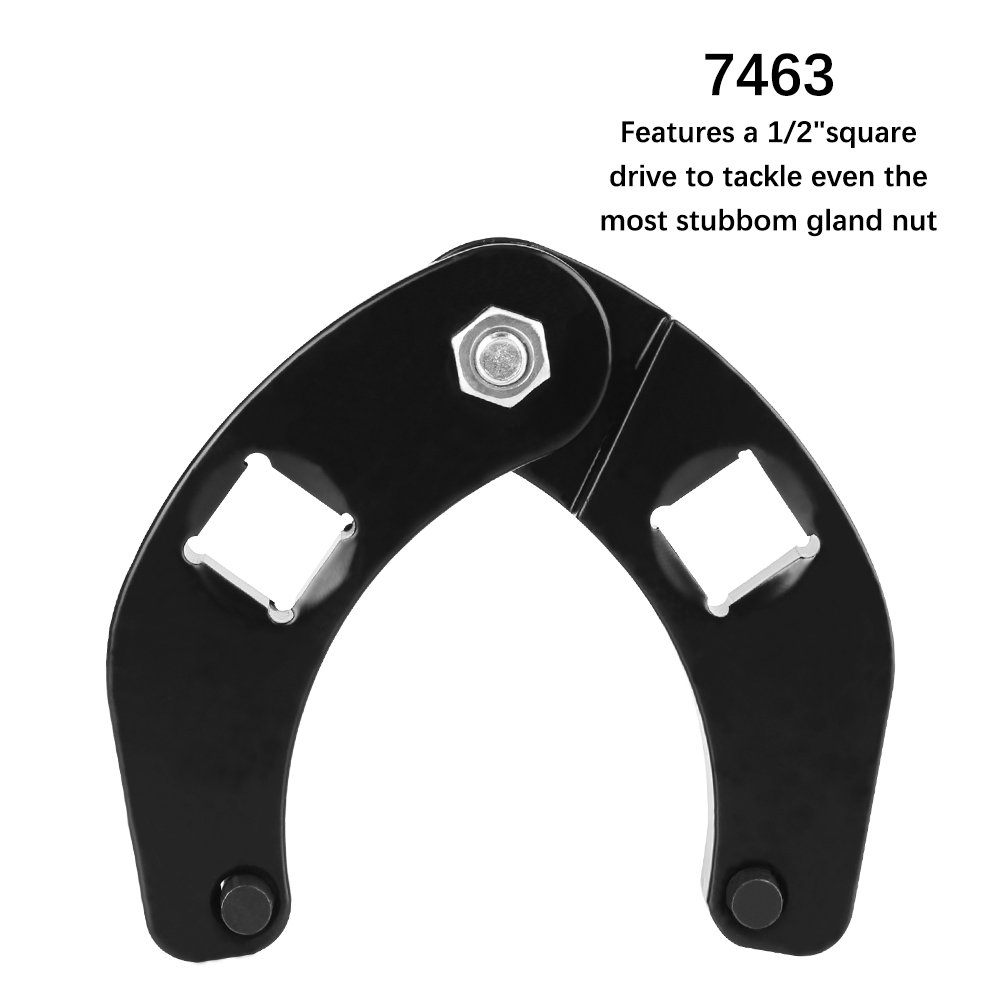 Adjustable Hand Tools Reverses 2" to 6" Tool for Farm Machines Hydraulic Cylinders Gland Nut Hand Wrench Spanner Universal