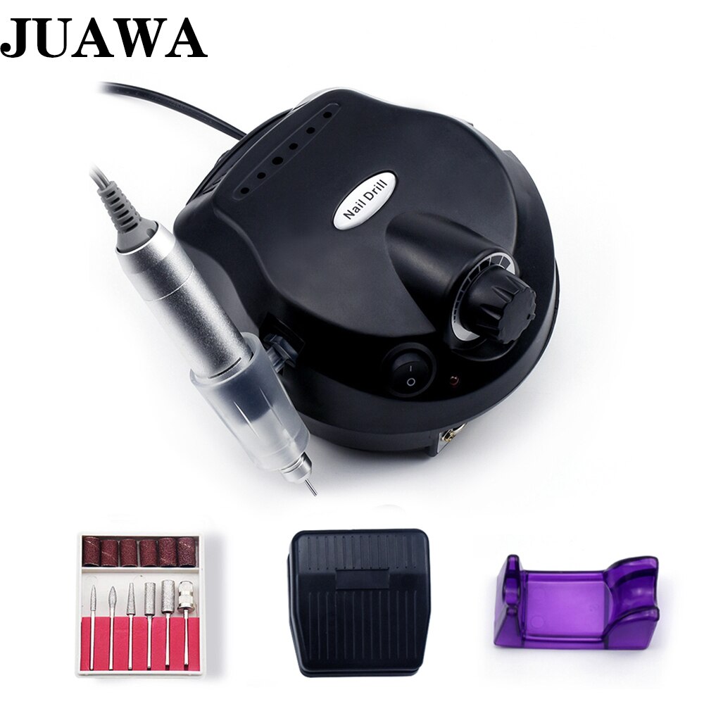 32W 35000RPM Nail Drill Machine Electric Nail File With Speed Display Screen Manicure Cutter Pedicure Machine: 202 black
