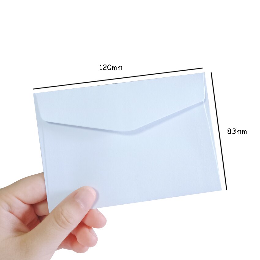 10 stk/parti mini kuverter 115mm*80mm slik farve mini kuvert fjorten valg papir koreansk papirvarer gavechrismas: N