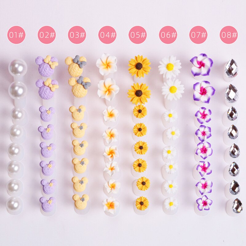 Separador de dedos de silicona suave para manicura y pedicura, herramienta artística para cuidado de los pies, 8 Uds.