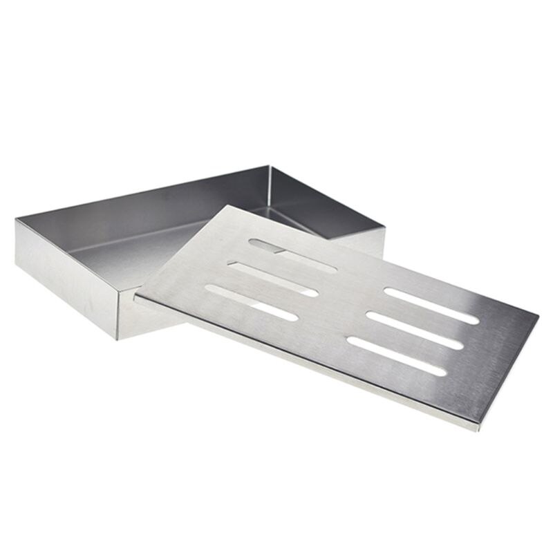 Rvs Roker Doos Hout Splinters Vlees Vis Chipsbbq Barbecue Kookgerei Outdoor Accessoires Q1FD