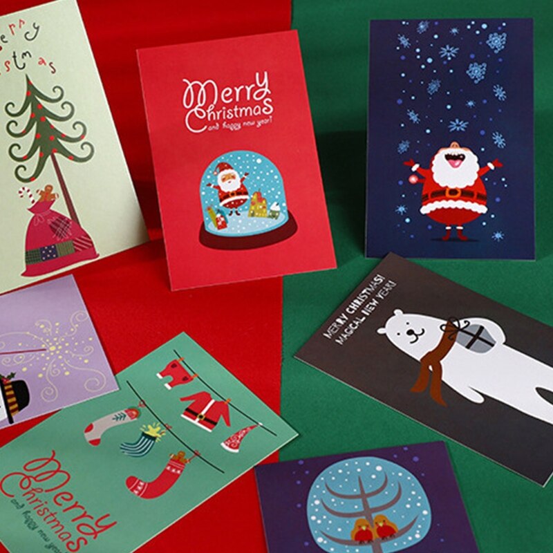 Christmas 3D Stereo Greeting Card AR Virtual Imaging Technology D08F