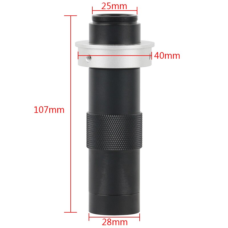 Industrie Microscoop Camera C Mount Lens Glas 150X Vergrootglas Vergroting Verstelbare Zoom Oculair