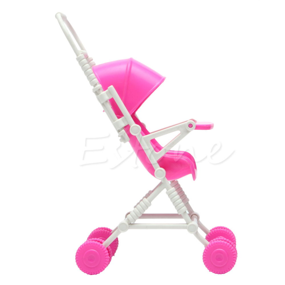 1pc Top Vergadering Kinderwagen Trolley Verzorgingsmeubilair Speelgoed Voor Pop Roze