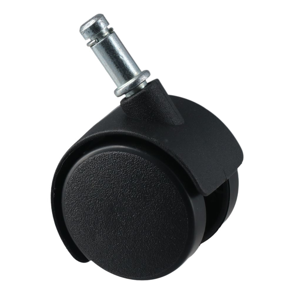 1pc Black Furniture Casters 1.5 Inch Swivel Casters,Insert Rod 360 Degree Universal Caster,Furniture Pulley and Luggage Wheel: Default Title
