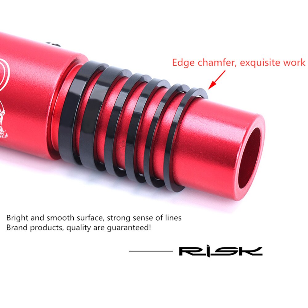 Risico 2/3/5Mm Aanpassing Aluminium Fiets Vork Wasmachine Stem Headset Spacers Verhogen Stuur Ring fietsen Accessoire