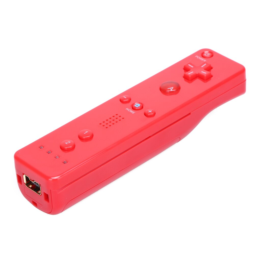 Draadloze Afstandsbediening Gamepad Controller Voor Nintendo Wii U Nunchuck Voor Wii U Afstandsbediening Joystick Joypad Video Game Controller: Red