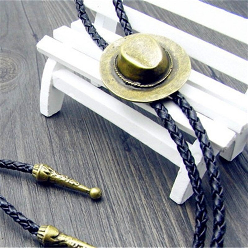 Faderr Cravatta Bolo Western Texas - Teschio Di Longhorn, Regolabile In Pelle, Colore Argento
