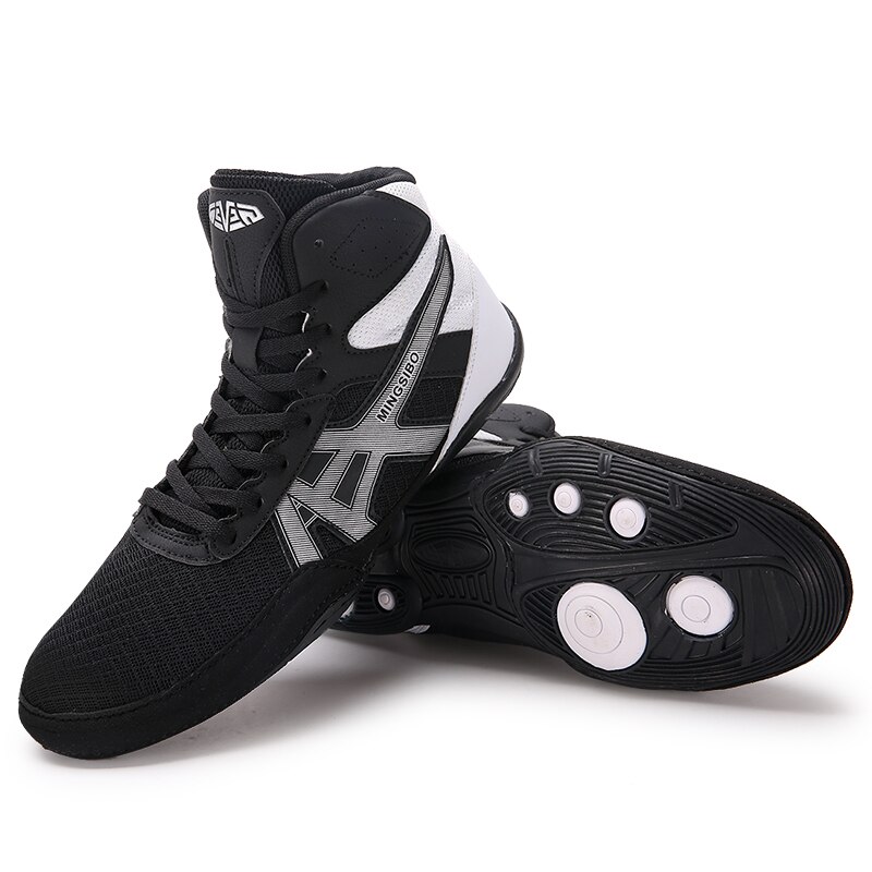Breathable Wrestling Shoes Men Light Weight Wrestling Sneakes Comfortable Boxing Sneakers Training Boxing Footwears