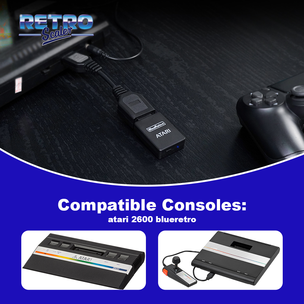 RetroScaler BlueRetro Draadloze Game Controllers Adapter voor Atari 2600 Console naar PS3 PS5 8itdo Xbox One S Draadloze Controllers