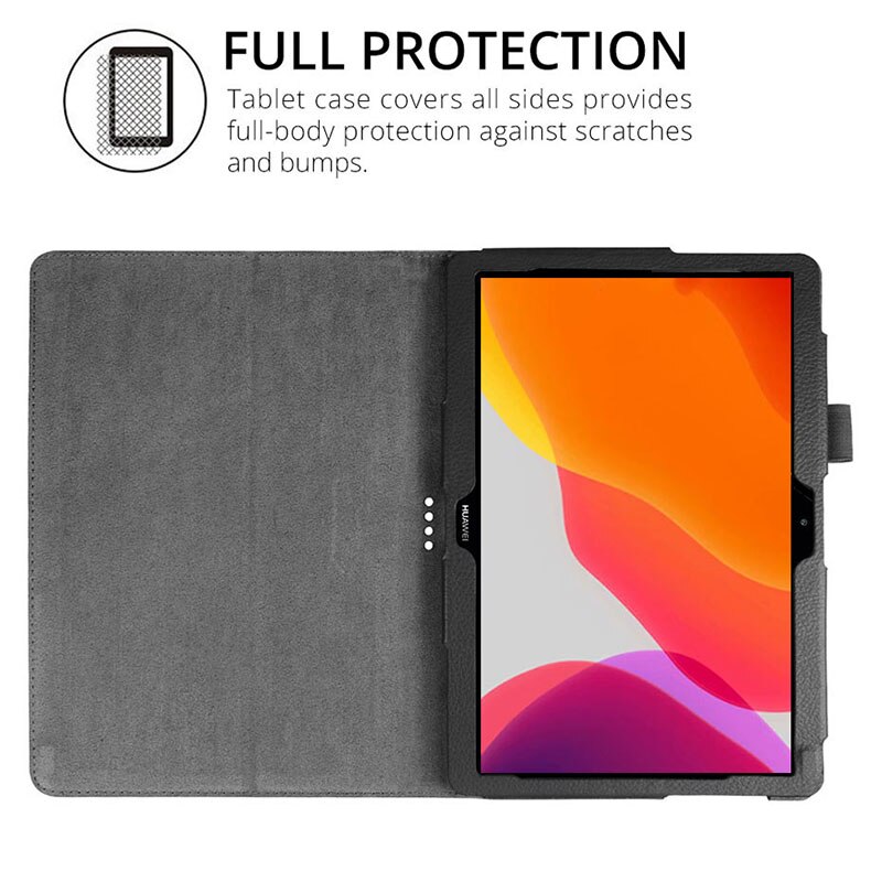 Dla Huawei MediaPad T3 10 przypadku PU skóra stań pokrywy dla Huawei T3 9.6 AGS-L09 AGS-L03 AGS-W09 Tablet Funda Capa