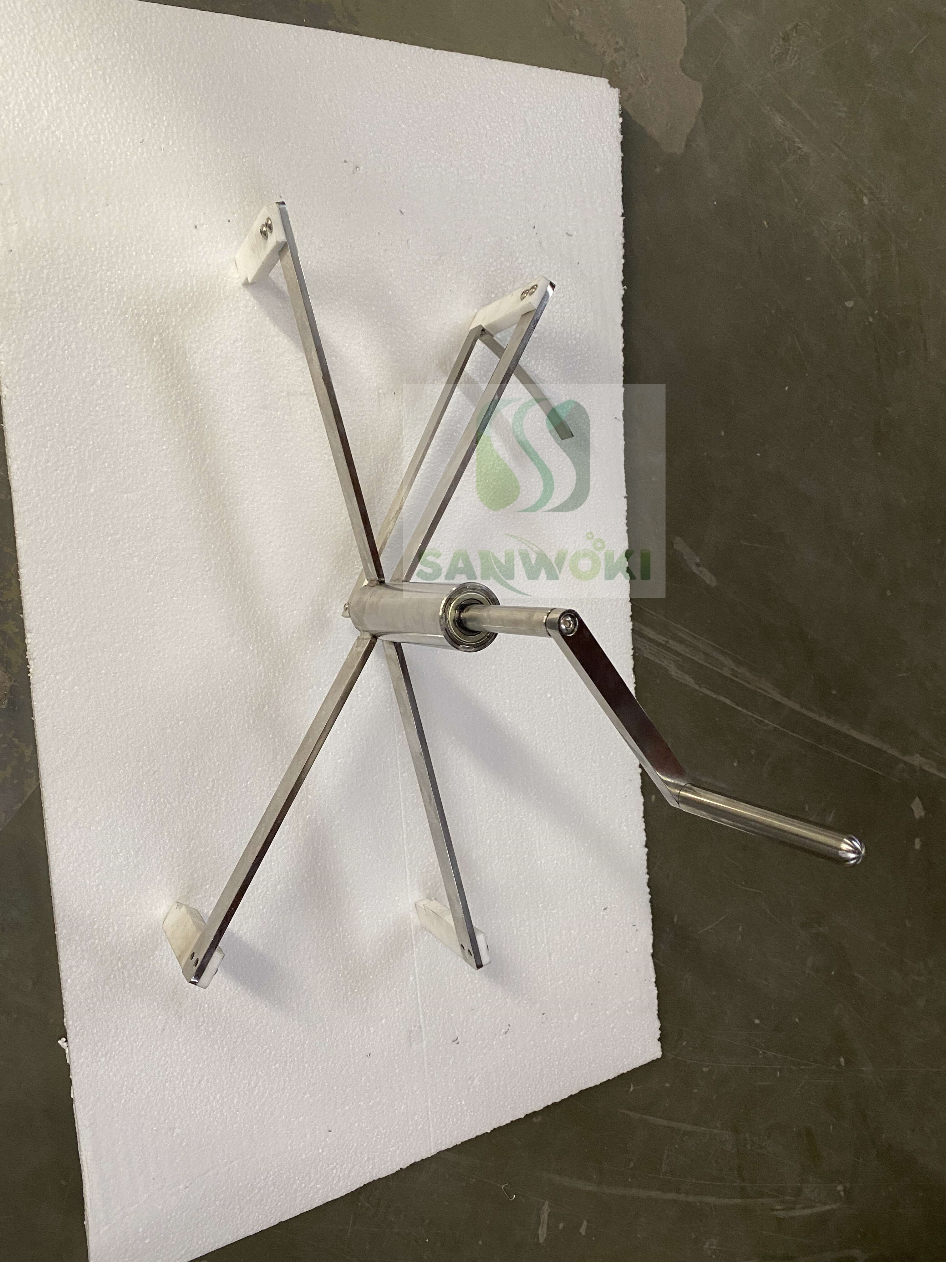 Crepe maker pandekage dej sprederpind rustfrit stål egnet til 40cm crepe pandekager