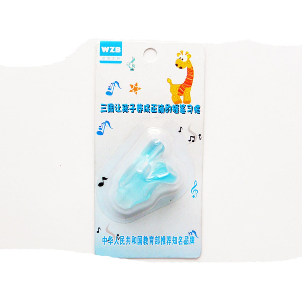 1 Pc Pen Grip Silicone Kids Pencil Handles Two Finger Writing Posture Correction Children Writing Stationery