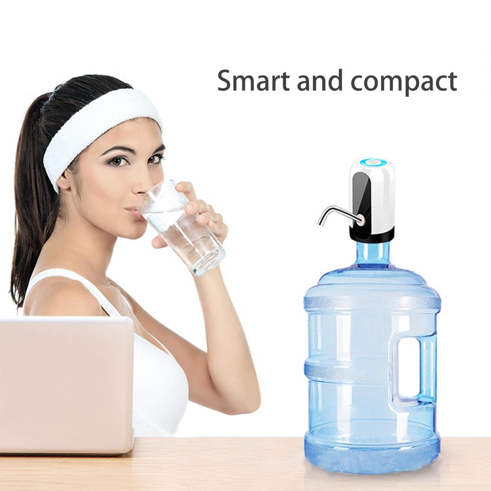 Household Automatic Water Dispenser Bottled Water Manual Water Press Intelligent Portable Water Dispenser USB LED Display