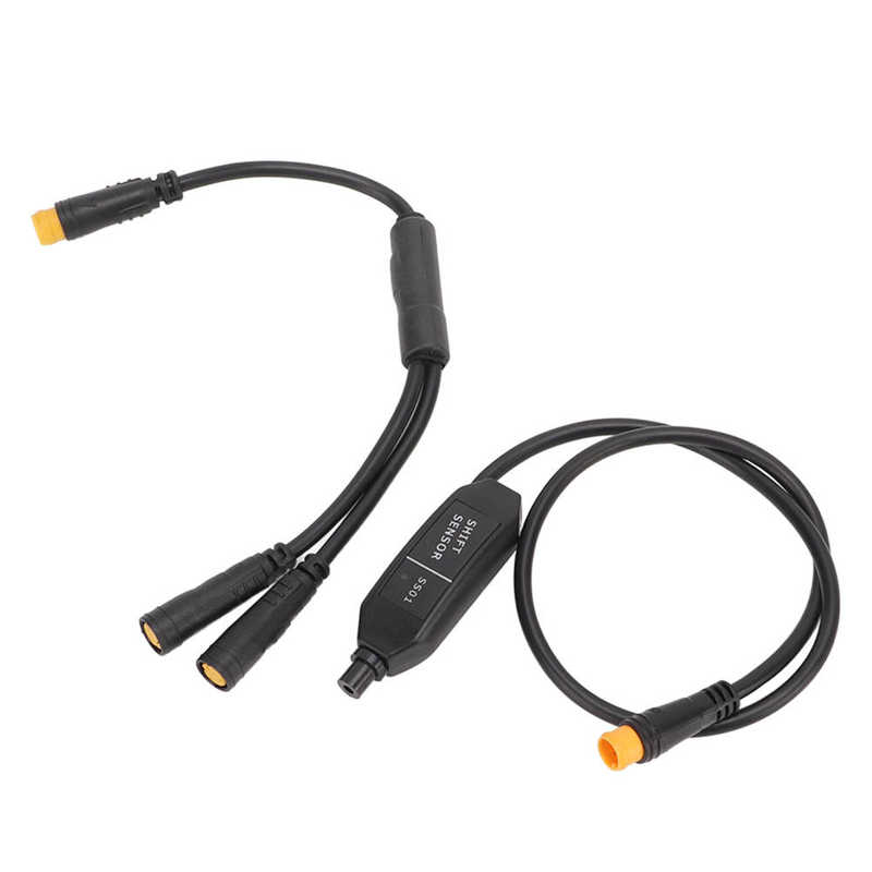 Gear Shift Sensor Cable Shift Sensor 33.5cm Long with 21/52cm 1T2 Brake Splitter for Bafang Mid Mount Motor Conversion: 21cm