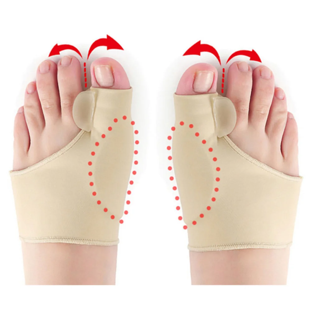 1 paar Zehe Separator Hallux Valgus Ballen Korrektor Hammer Kappe Haarglätter Fuß Schmerzen Linderung Orthopädische Pedikübetreffend Werkzeuge Fuß Pflege: Licht Grau