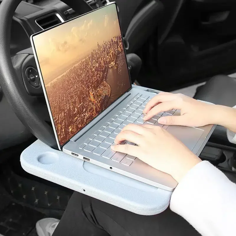 Auto Lenkrad Tisch Tragbare Esstisch Lenkrad Halterung Automobil Laptop Computer Ständer Auto Innen Zubehör