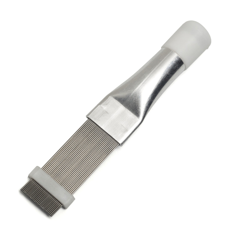 Universele Auto Radiator Vin Reparatie Kam Airconditioner Condensor Kam Ac Reinigingsborstel Auto Koelsysteem Reinigingsgereedschap: Light Grey