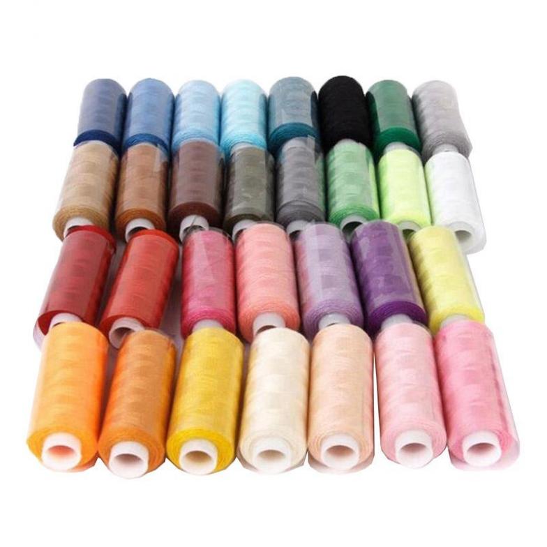 Newest Arrivals Mixed Colors 30 Spools Polyester Sewing Quilting Threads All Purpose DIY