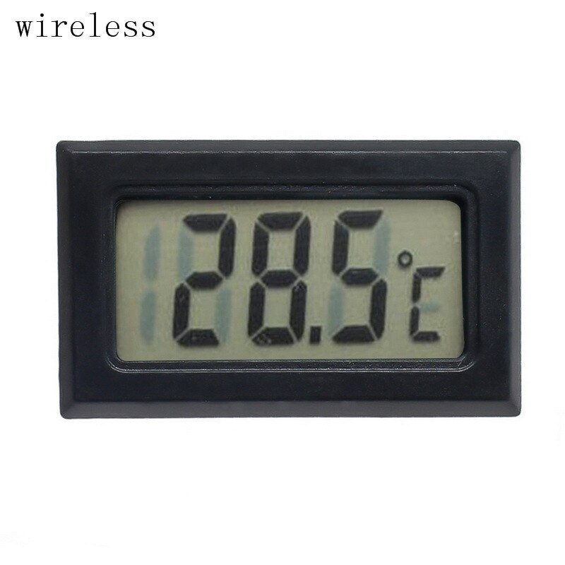 LCD Digital Thermometer Wasserdicht Gefrierschrank Aquarium Thermometer Mini Temperatur Sensor Sonde Aquarium Zubehör: A