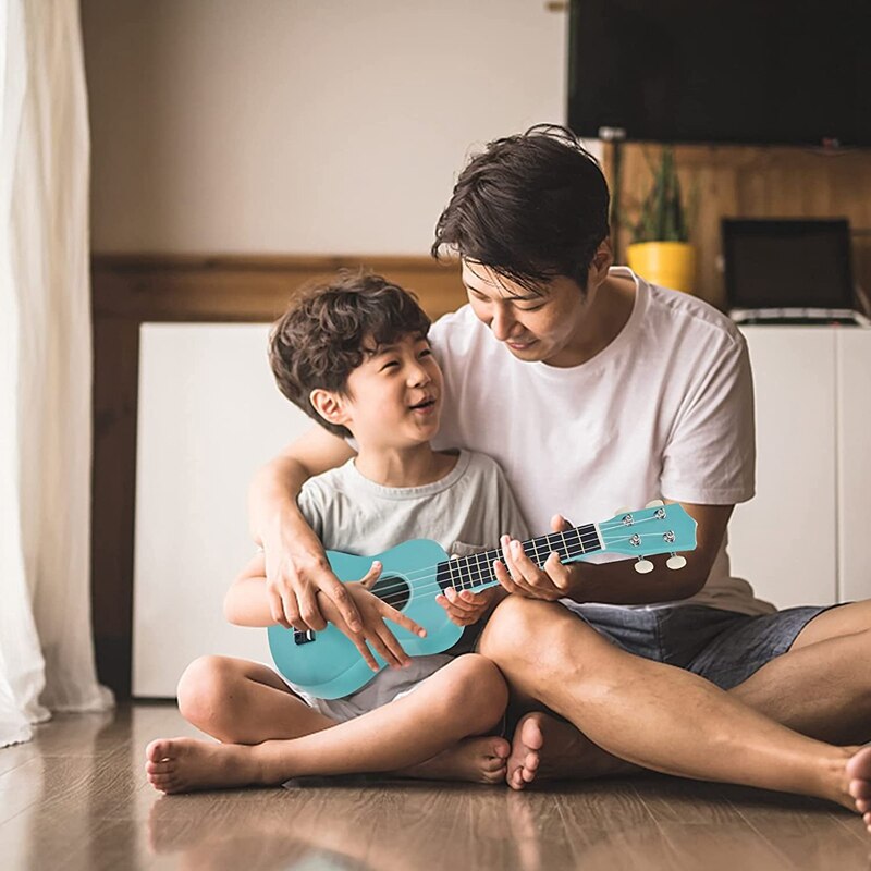 Ukulele hawaïen de 21 pouces, Instrument de musique à quatre cordes pour débutants, jouet pour enfants en bas âge, meilleur