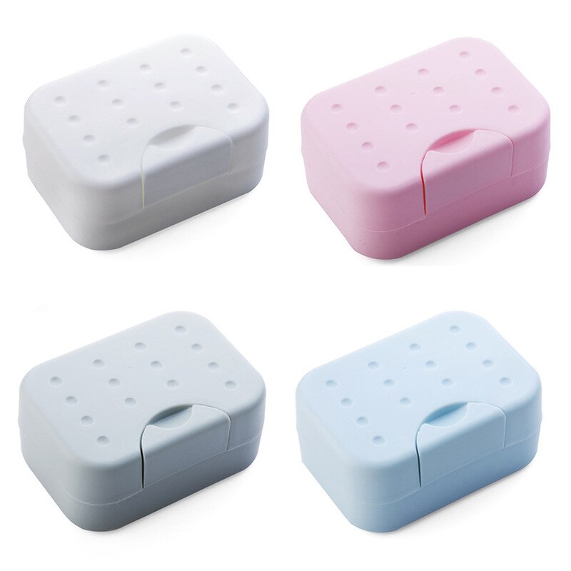 1pcs Soap Dish Box Case Bath Shower Holder Dish Hiking Container Soap Box Leaf Shape Case Travel Simple Cleaning Home Organizer