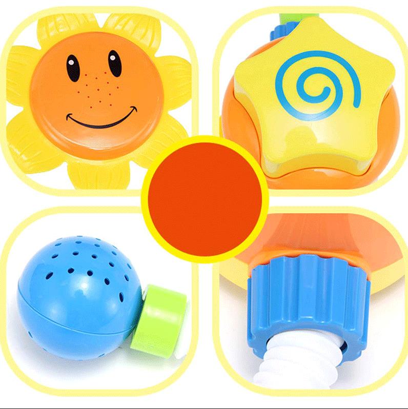 FAROOT freundlicher Sonnenblumen Baby Schlecht Spielzeug Wasser Dusche sprühen Badewanne Brunnen Spielzeug Dusche Schlecht Produkte