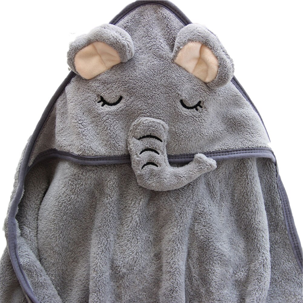 Baby Hooded Towels, Super Soft Bath Towel Warm Sleeping Swaddle Wrap for Infant Boys Girls