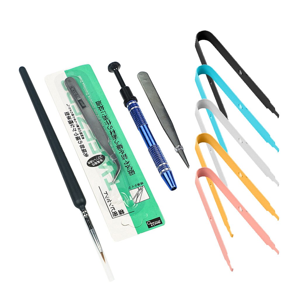 Juego de Herramientas de lubricación, pinzas para teclado mecánico, bolígrafo de lubricación, herramienta de 4 puntas, extractor de interruptores, juego de abrazaderas de interruptores, 5 uds.