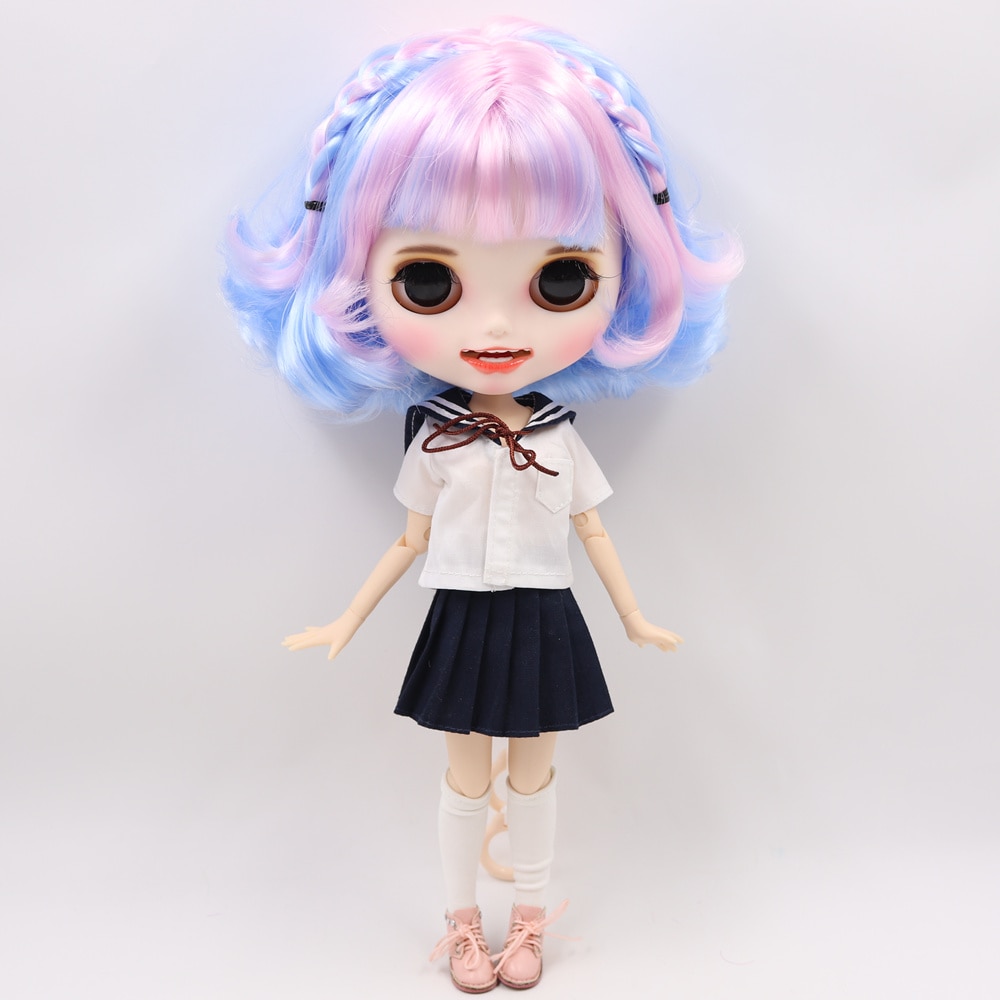 Outfit Voor Blyth Pop Schooluniform Met Kous Cosplay Voor De 1/6 Bjd Icy Dbs