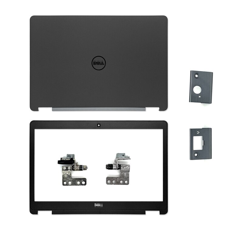 Coque arrière pour Dell Latitude E5470, avec cadre avant, charnière, repose-paume, boîtier inférieur, coque arrière, sans contact,