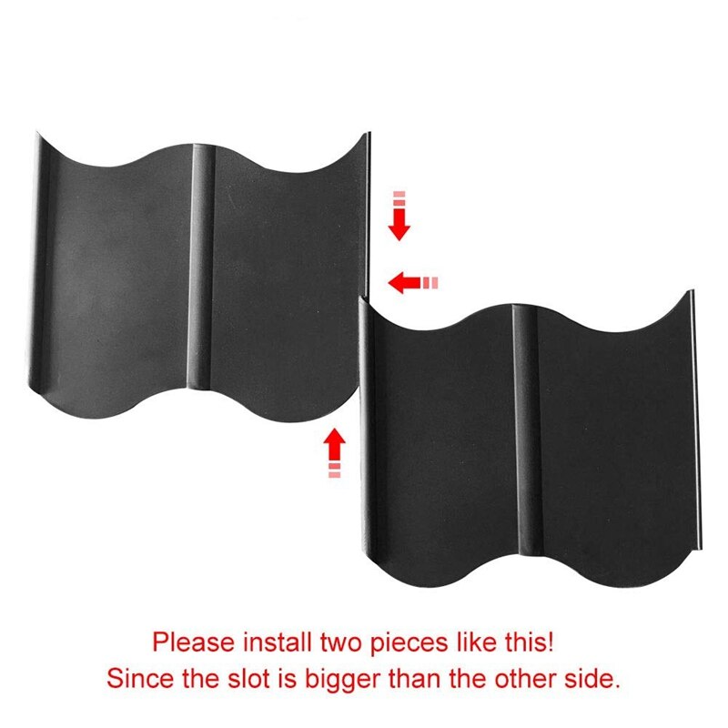 20X Interlocked Landscape Edge Garden Side Lawn Edge Pp Fence Lawn Decoration