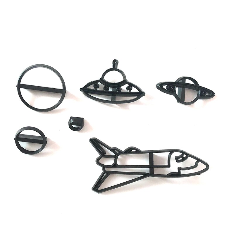 11 st/set astronautform kakformar kakformar fondantform kex plastskärare gör-det-själv kakdekoration bakverktyg