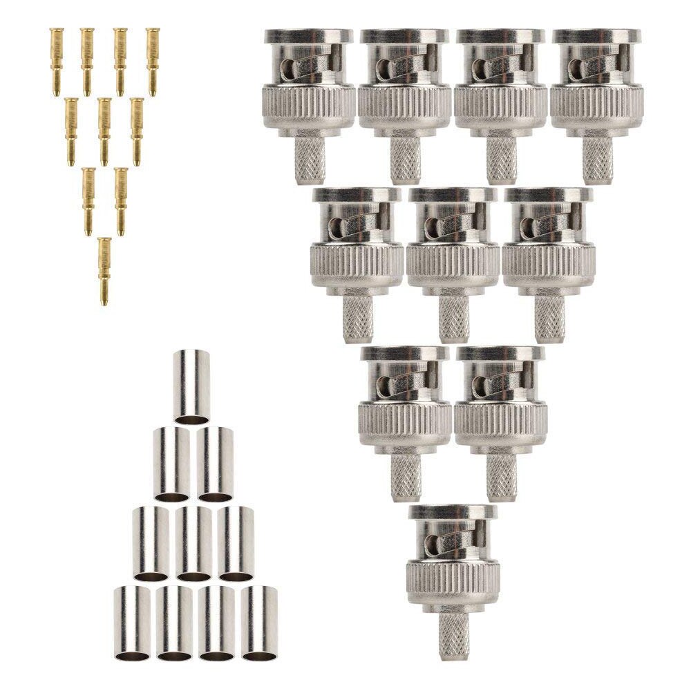 Crimp Type CCTV BNC Connector for CCTV System