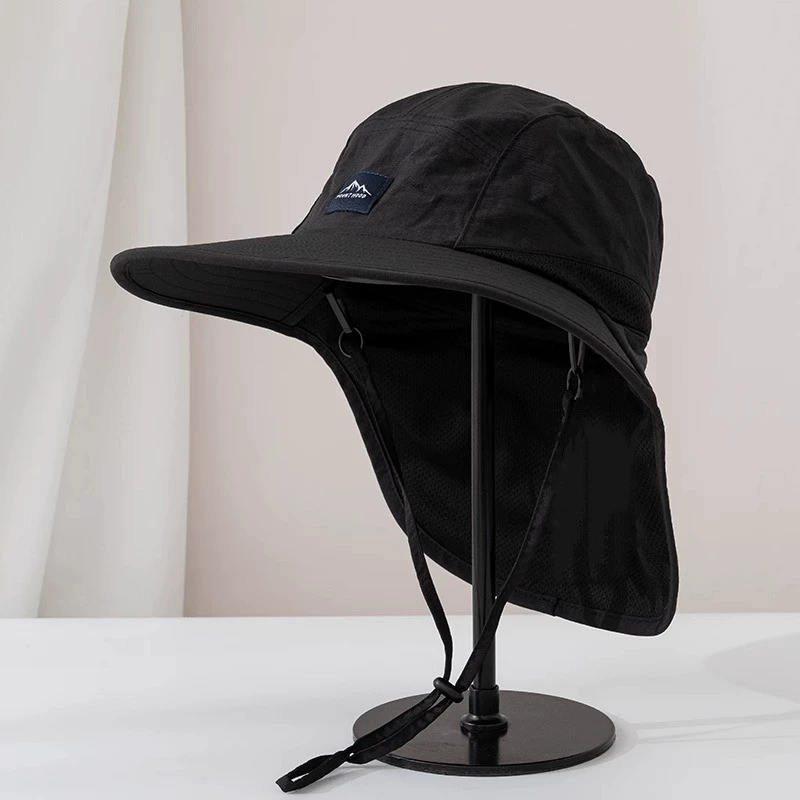 Sommer Breite Große Krempe Männer Fischer Hütte Wasserdicht UV Schutz Sonne Kappe Wandern Angeln Klettern Übergroßen Safari Eimer Hüte: Himmel Blau