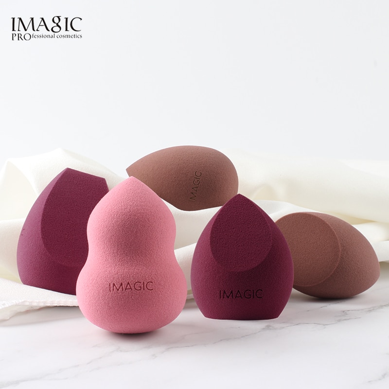 1 Pcs Makeup Foundation Sponge Makeup Cosmetic Puff Powder Smooth Beauty Tool Make Up Wet &amp; Dry Dual Use Sponge Puff