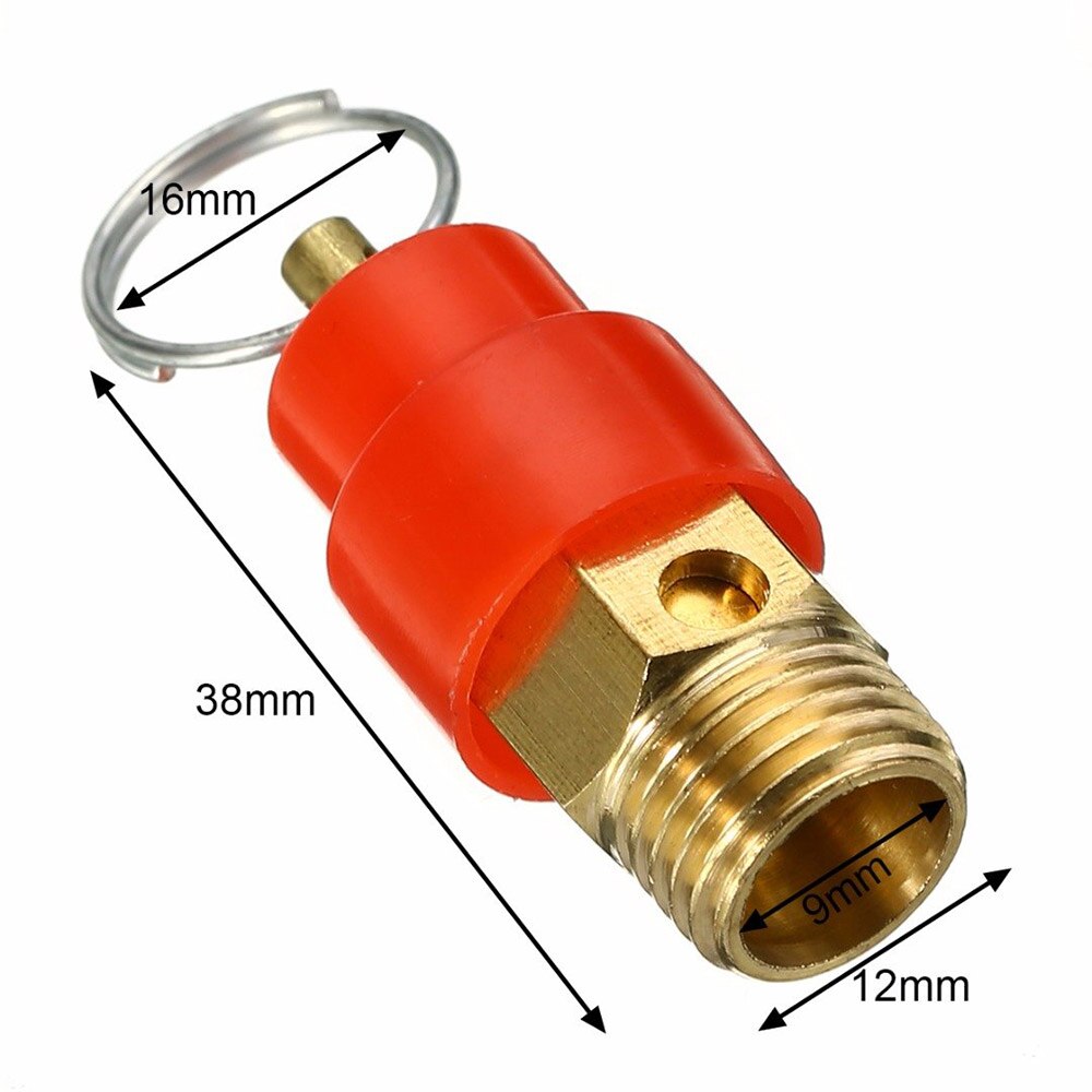Erzekrim 1/4 NPT - Compressore d'aria in ottone, 2 pezzi, valvola di riempimento del serbatoio, valvola per pneumatici da 1/4, adattatore per