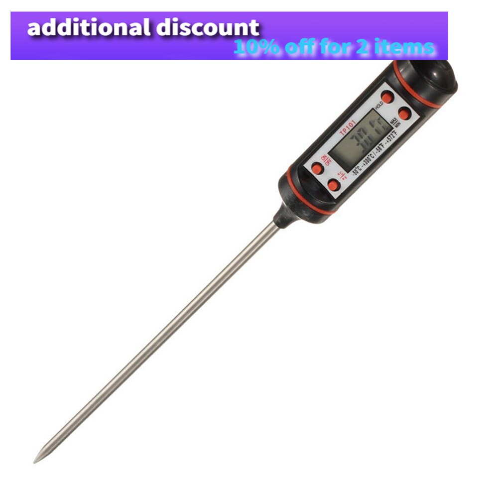 Nauwkeurige Keuken Bbq Digital Probe Elektronische Thermometer Barbecue Voedsel Taart Vlees Koken Termometer Temperatuur Meetinstrument