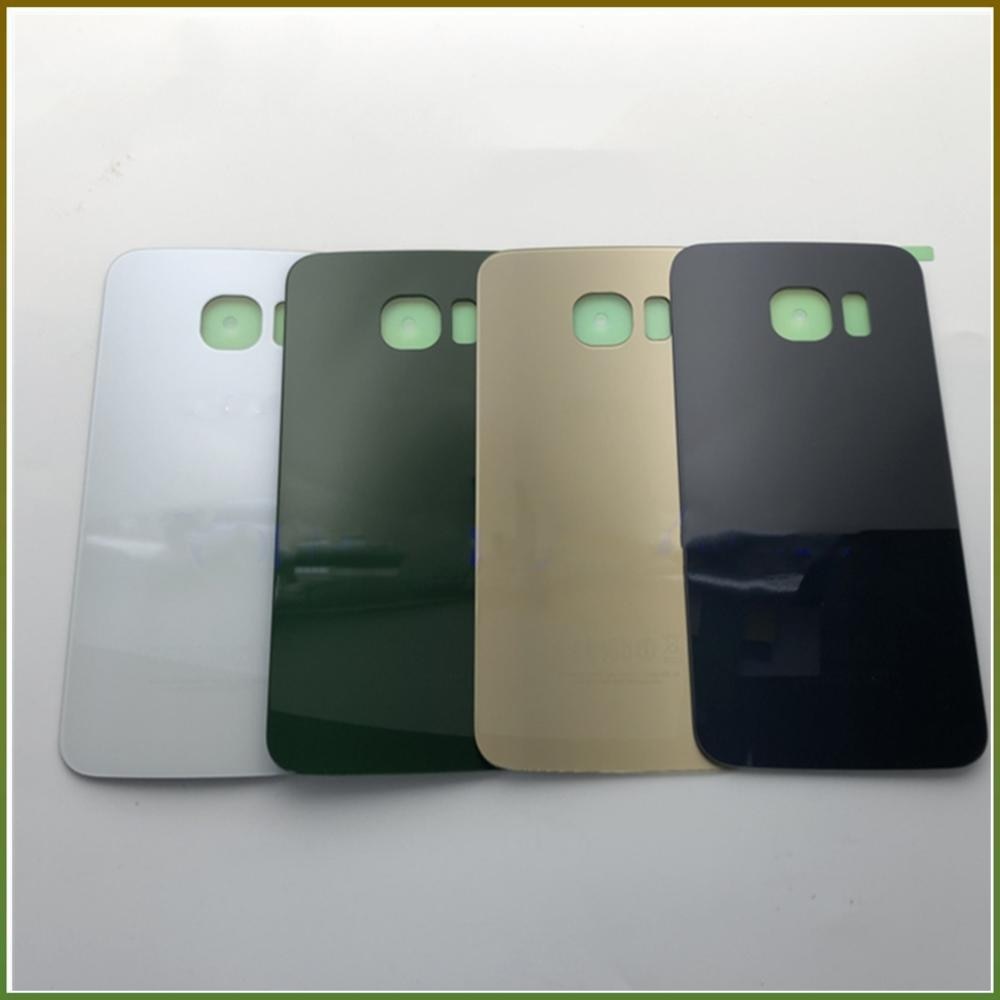 Back Battery Cover Case Achter Shell Terug Behuizing Rear Behuizing Sticker Voor Samsung Galaxy S6 Rand G925 G925F G925A Terug case