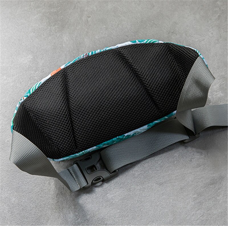 Waterdichte unisex heuptas met print, borsttas, buitensporttas, crossbodytas, casual reistas voor heren, heuptas