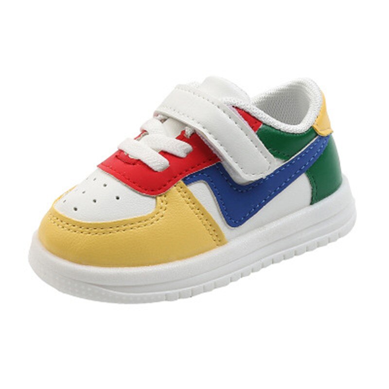 Zapatos de invierno para bebés y niños pequeños, calzado deportivo de cuero Artificial, zapatillas planas para niños, zapatos suaves informales para niños Cn (origen)