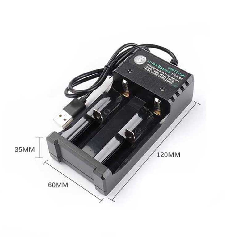 18650 batterilader svart 1 2 4 spor  ac 110v 220v dobbelt til 18650 frakt 3.7v oppladbart litiumbatterilader