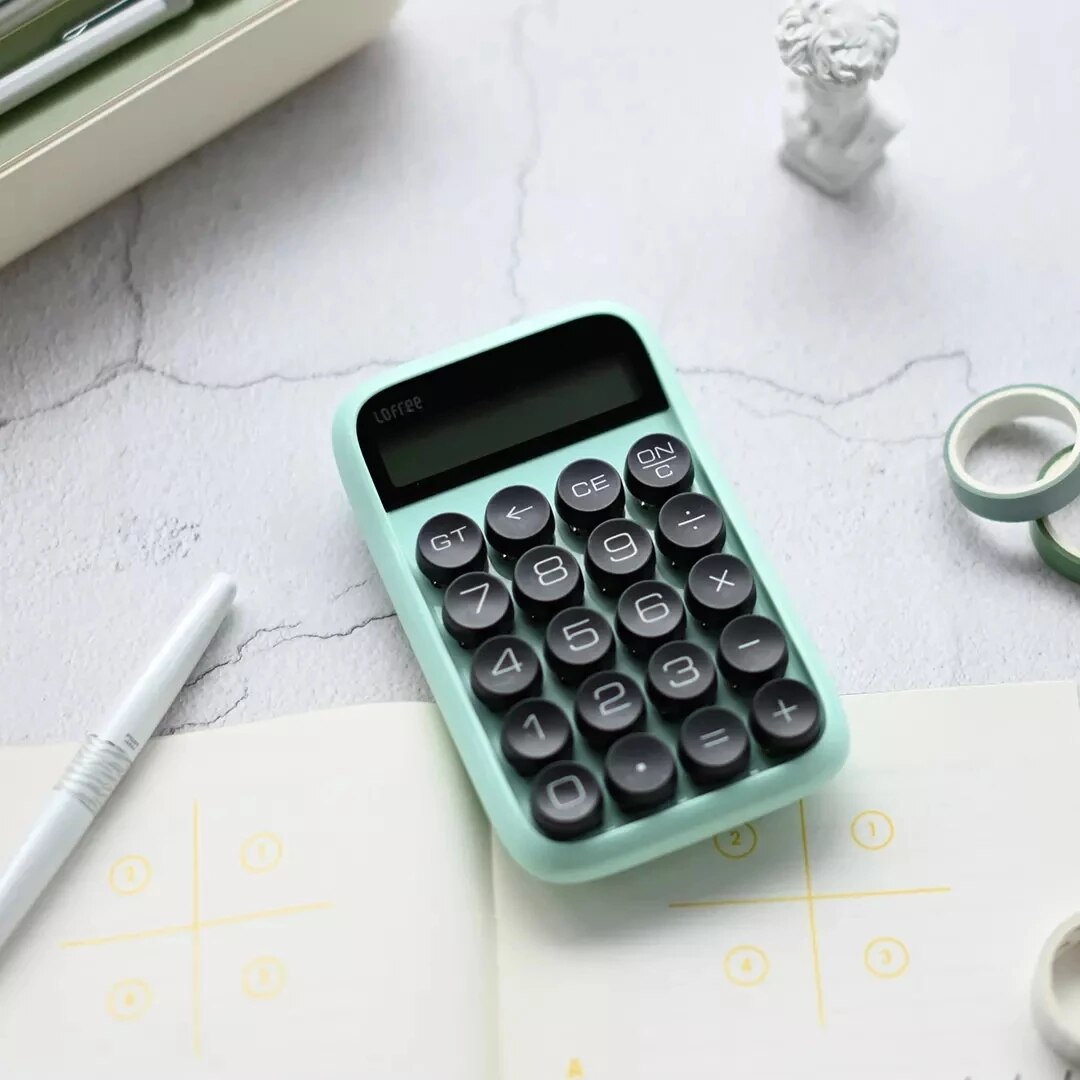 Lofree Calculator Jelly Beans Calculator LCD Display Detachable Keycap intelligent shutdown key cap student office calculation