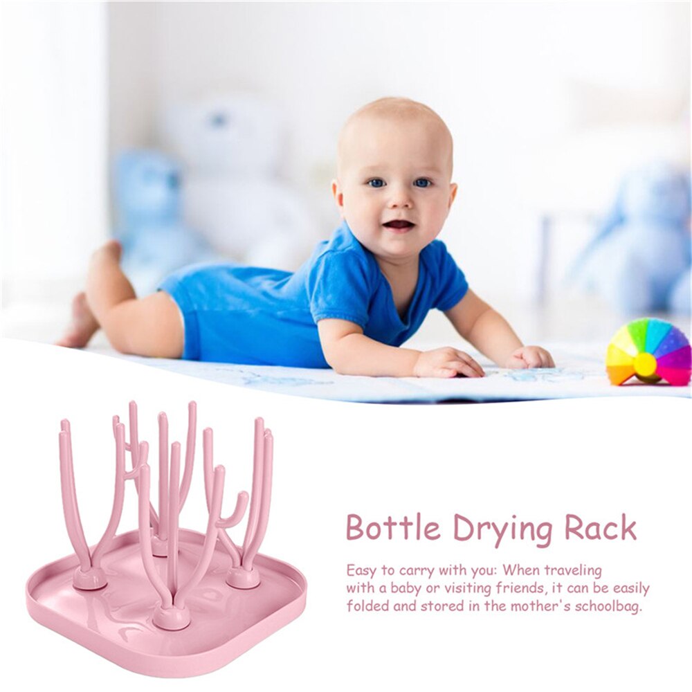Baby Flasche Trocknen Gestell Baby Flasche Reinigung Trockner Abtropffläche Lagerung Gestell Baum bilden Trocknen Gestell Für Babys Flaschen Abnehmbare