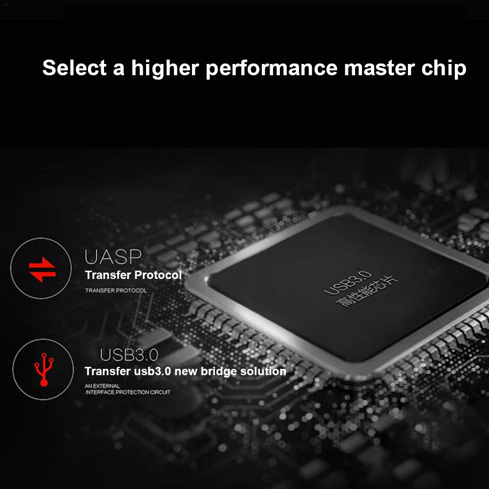 USB 3.0 2,5 zoll/3,5 zoll SATA HDD Gehäbenutzen Externe festplatte Kasten Unterstützung UASP 10TB fahrer OTB eins berühren Sicherung