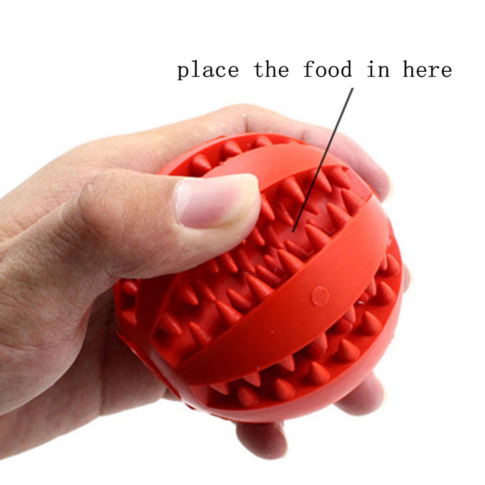 Hond Speelgoed Speelgoed Grappige Interactieve Elasticiteit Bal Hond Kauwen Speelgoed Voor Hond Tand Schoon Bal Van Voedsel Extra -tough Rubberen Bal