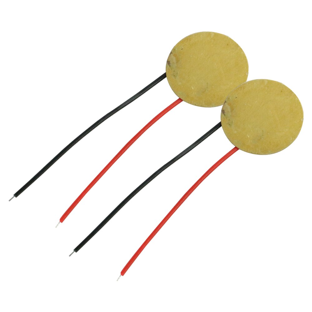 5 Stks/partij 12 Mm ~ 27 Mm Piëzo Elementen Buzzer Sirene Sensor Trigger Drum Disc Met Draad Koper Piezo Buzzers voor Arduino: 15mm