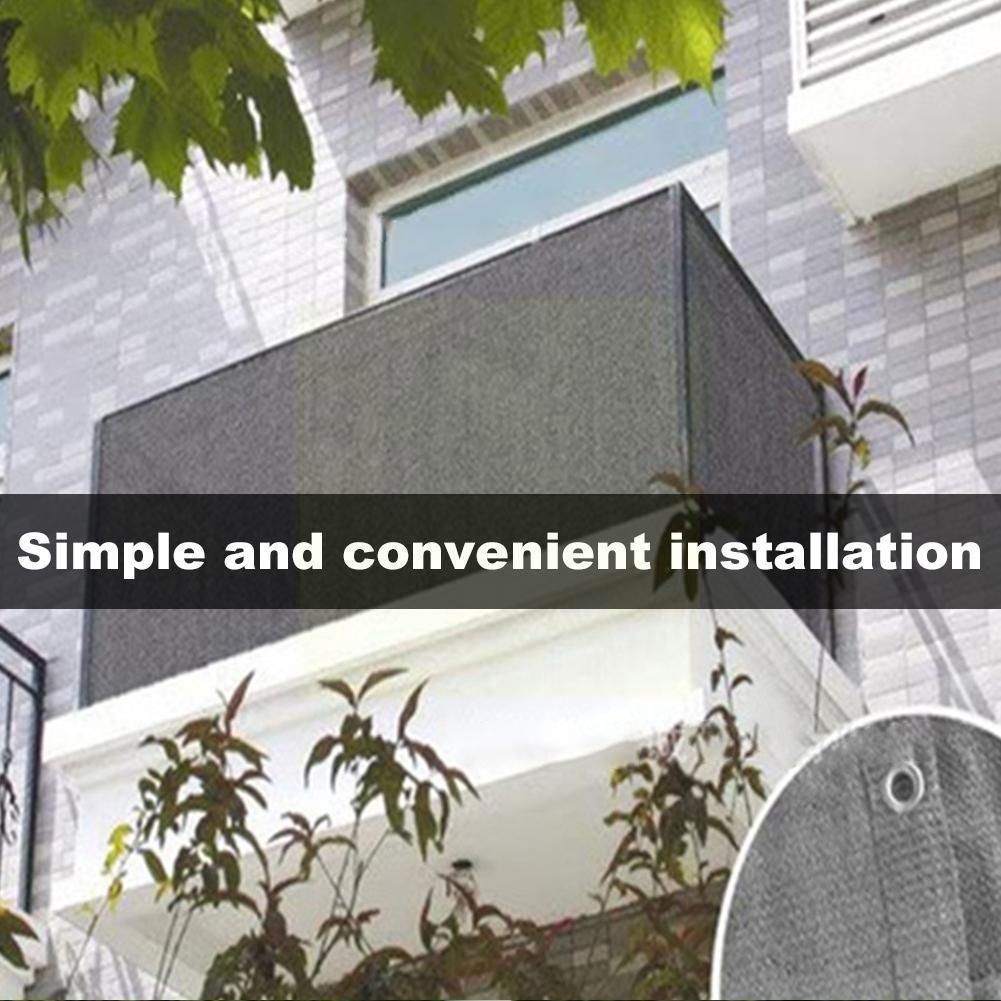 Garden Balcony Fence Net Balcony View Breeze Protective Screening Shade Cover Balcony Ties Breathable Outdoor And Awning G8K0